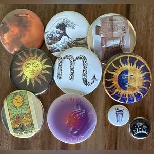 SCORPIO PINS 10 pins 8 big 3 small Astrology  scorpion Oct 23-Nov 21 BIRTHDAY